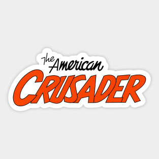 American Crusader Sticker